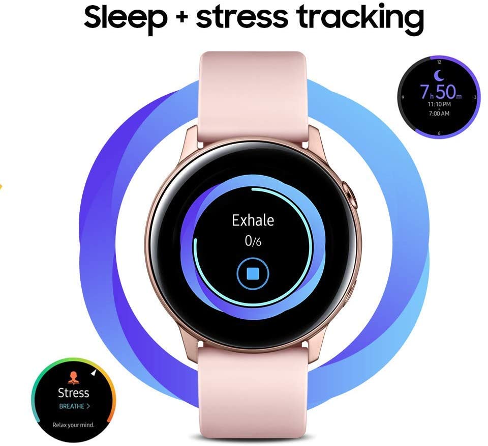 Samsung Galaxy Watch Active (40mm), Black - US Version with Warranty (Renewed) Samsung Galaxy Watch Active (40mm), Black - US Version with Warranty (Renewed)